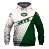 New York Jets Top Logo 3D Pullover Hoodie