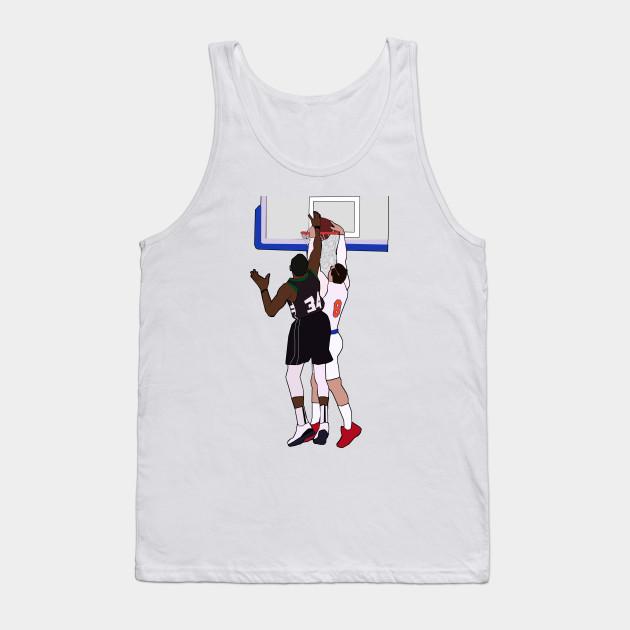 New York Knicks Basketball Tank Top V21 - Image 2