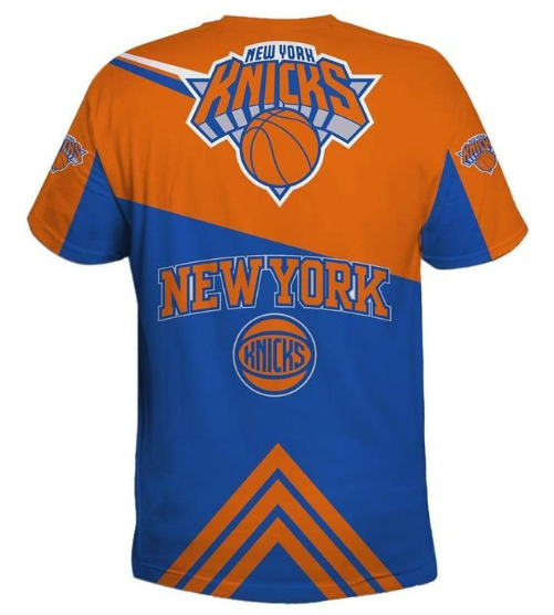 New York Knicks Logo 3D Printed T-Shirt - Image 2