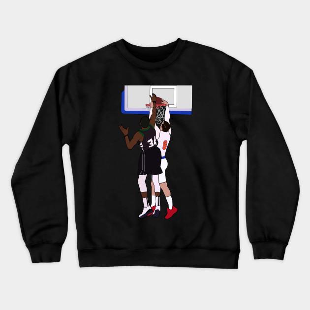 New York Knicks Pullover Crewneck Sweatshirt V32