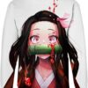 Nezuko Kamado - Demon Slayer - Kimetsu No Yaiba 3D Crewneck Sweatshirt V1