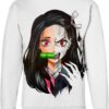 Nezuko Kamado - Demon Slayer - Kimetsu No Yaiba 3D Crewneck Sweatshirt V4