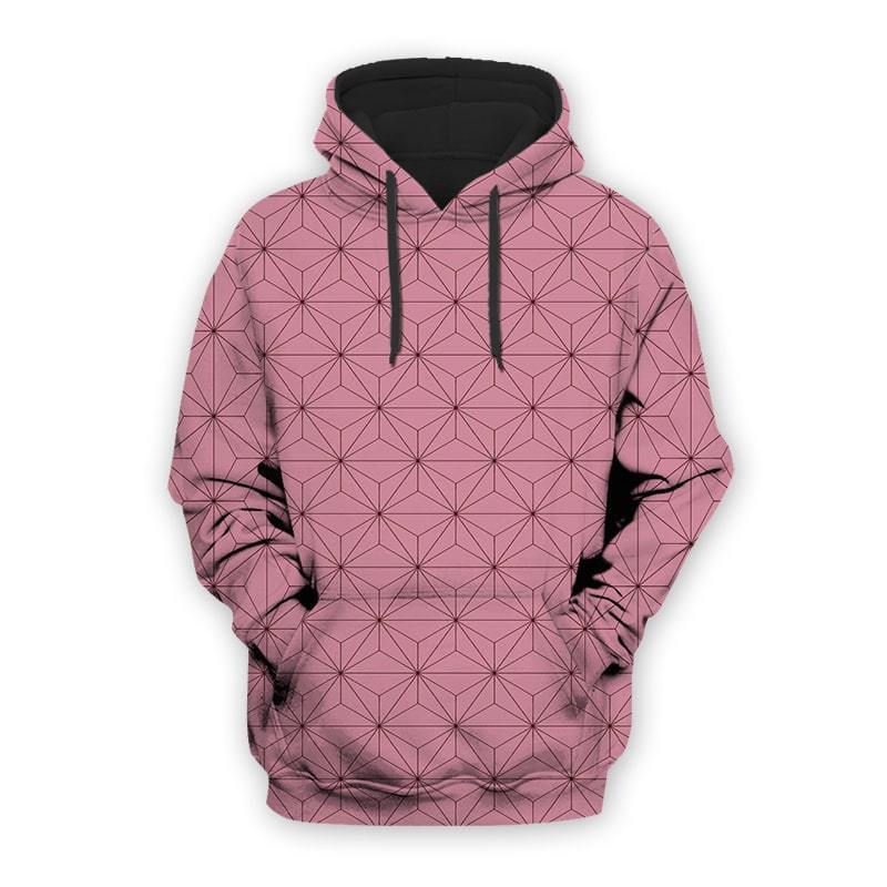 Nezuko Kamado - Demon Slayer - Kimetsu No Yaiba 3D Pullover Hoodie V2