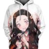 Nezuko Kamado - Demon Slayer - Kimetsu No Yaiba 3D Pullover Hoodie V5