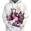 Nezuko Kamado - Demon Slayer - Kimetsu No Yaiba 3D Pullover Hoodie V8