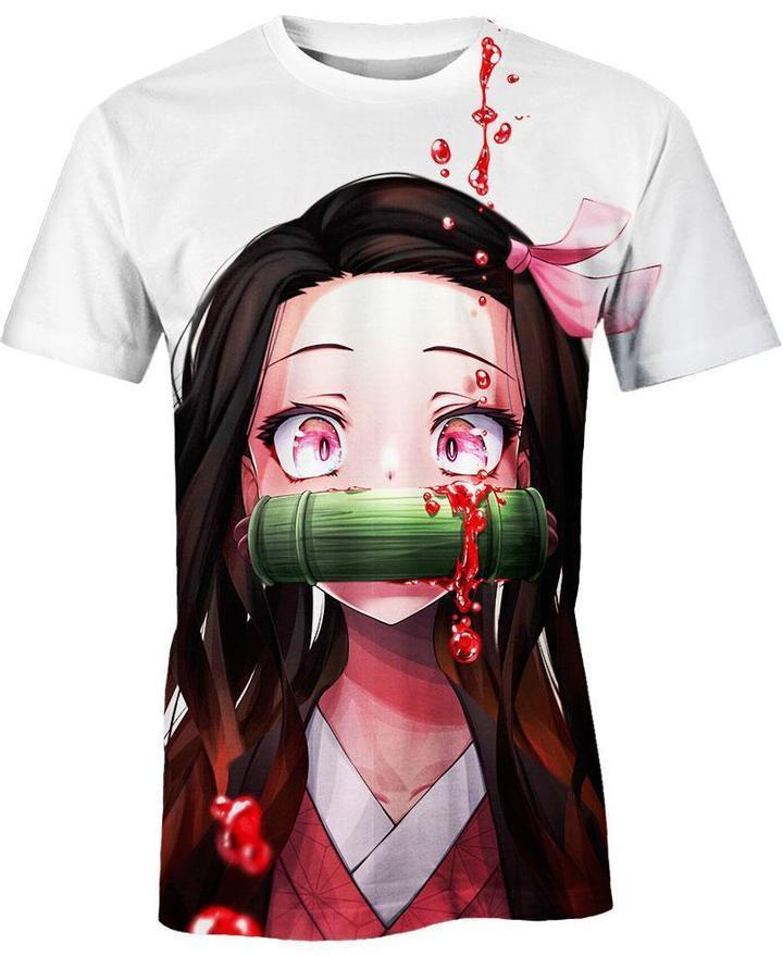 Nezuko Kamado - Demon Slayer - Kimetsu No Yaiba 3D T-Shirt V12