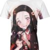 Nezuko Kamado - Demon Slayer - Kimetsu No Yaiba 3D T-Shirt V14