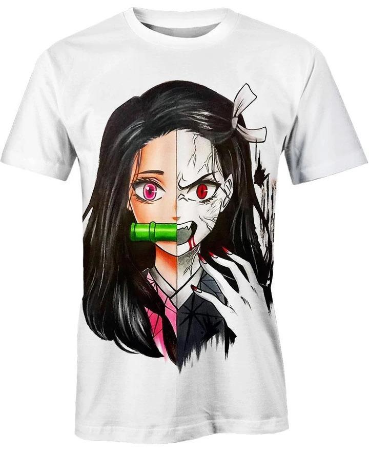 Nezuko Kamado - Demon Slayer - Kimetsu No Yaiba 3D T-Shirt V15
