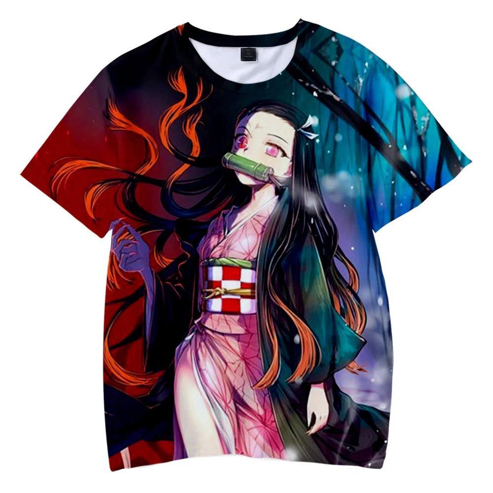 Nezuko Kamado - Demon Slayer - Kimetsu No Yaiba 3D T-Shirt V4