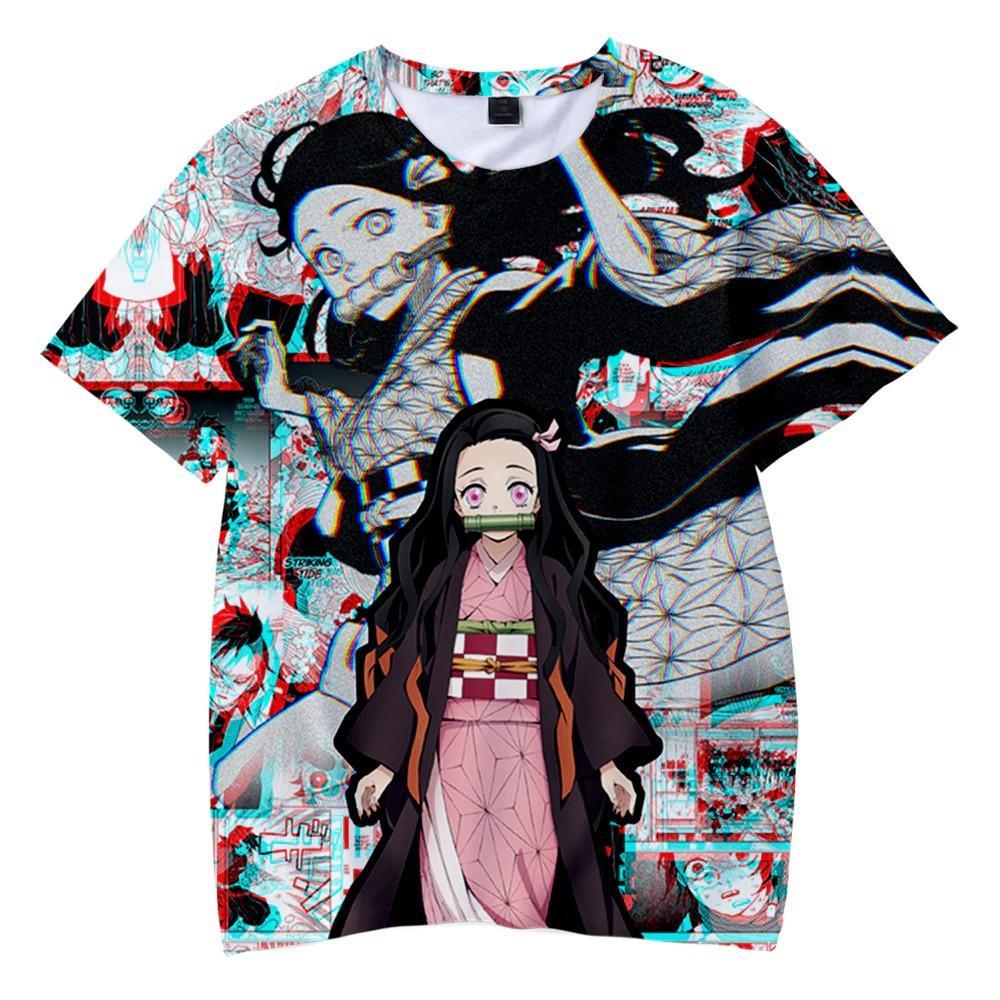 Nezuko Kamado - Demon Slayer - Kimetsu No Yaiba 3D T-Shirt V5