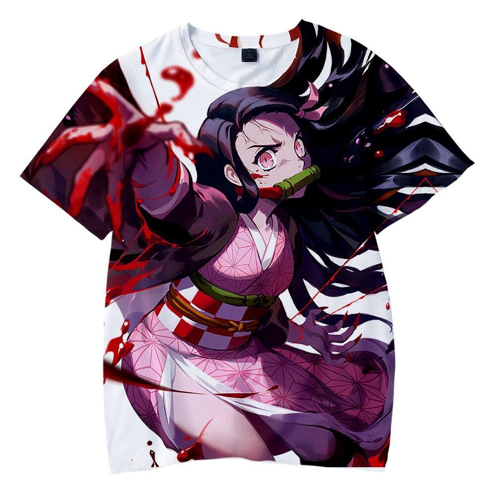 Nezuko Kamado - Demon Slayer - Kimetsu No Yaiba 3D T-Shirt V7