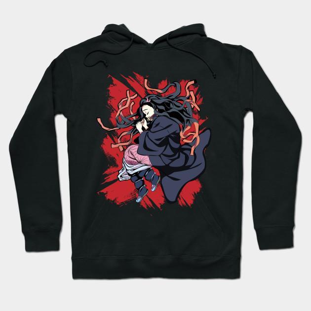 Nezuko Kamado - Demon Slayer - Kimetsu No Yaiba Pullover Hoodie Sweatshirt V14