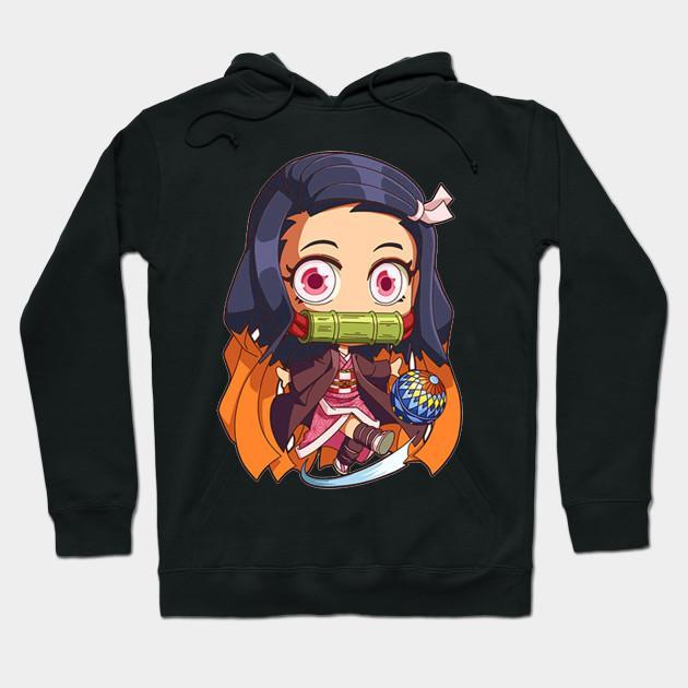 Nezuko Kamado - Demon Slayer - Kimetsu No Yaiba Pullover Hoodie Sweatshirt V15