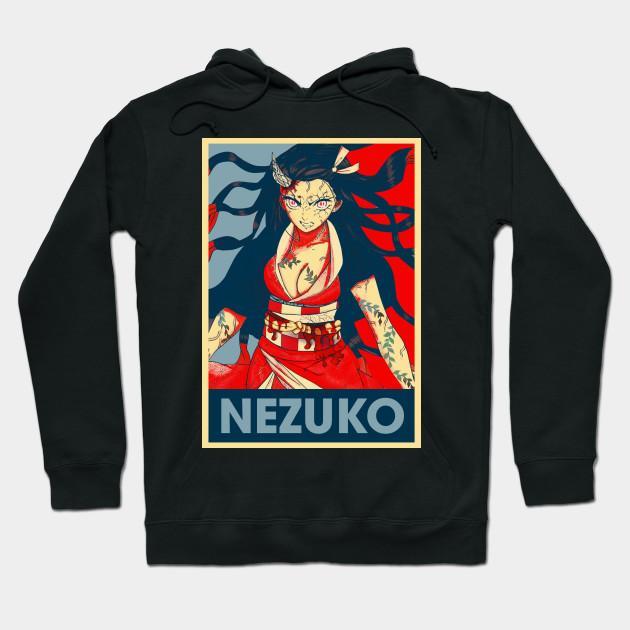 Nezuko Kamado - Demon Slayer - Kimetsu No Yaiba Pullover Hoodie Sweatshirt V16