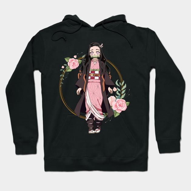 Nezuko Kamado - Demon Slayer - Kimetsu No Yaiba Pullover Hoodie Sweatshirt V17