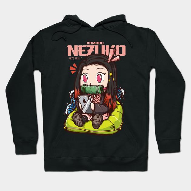 Nezuko Kamado - Demon Slayer - Kimetsu No Yaiba Pullover Hoodie Sweatshirt V23