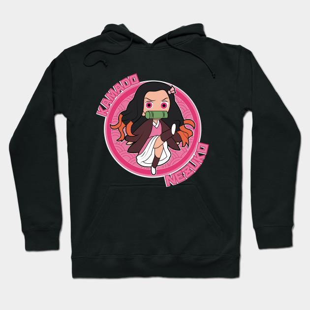 Nezuko Kamado - Demon Slayer - Kimetsu No Yaiba Pullover Hoodie Sweatshirt V3