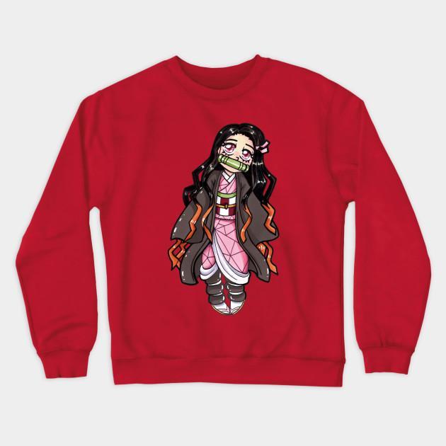 Nezuko Kamado - Demon Slayer - Kimetsu No Yaiba Pullover Hoodie Sweatshirt V30 - Image 2