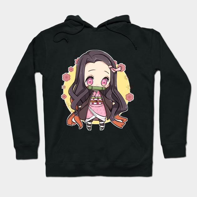 Nezuko Kamado - Demon Slayer - Kimetsu No Yaiba Pullover Hoodie Sweatshirt V36