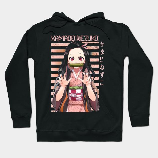 Nezuko Kamado - Demon Slayer - Kimetsu No Yaiba Pullover Hoodie Sweatshirt V37