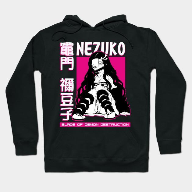 Nezuko Kamado - Demon Slayer - Kimetsu No Yaiba Pullover Hoodie Sweatshirt V38