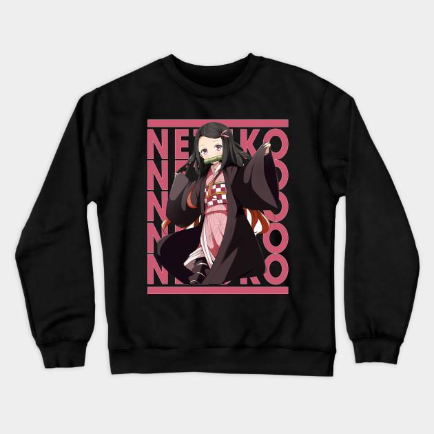 Nezuko Kamado - Demon Slayer - Kimetsu No Yaiba Pullover Hoodie Sweatshirt V41 - Image 2