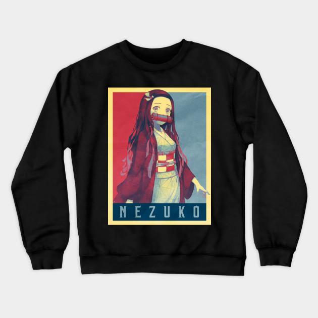 Nezuko Kamado - Demon Slayer - Kimetsu No Yaiba Pullover Hoodie Sweatshirt V46 - Image 2