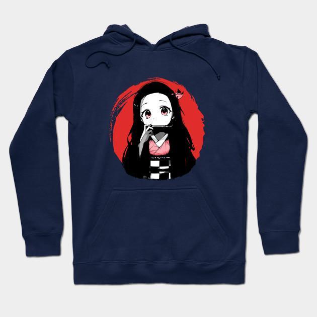 Nezuko Kamado - Demon Slayer - Kimetsu No Yaiba Pullover Hoodie Sweatshirt V48
