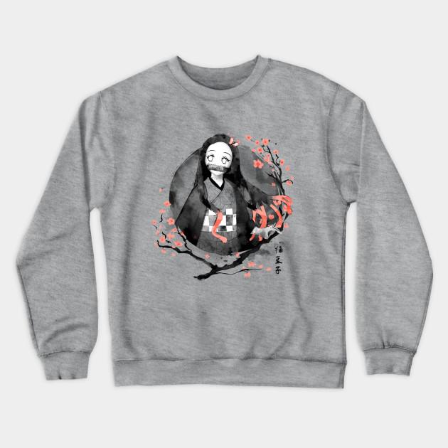 Nezuko Kamado - Demon Slayer - Kimetsu No Yaiba Pullover Hoodie Sweatshirt V49 - Image 2