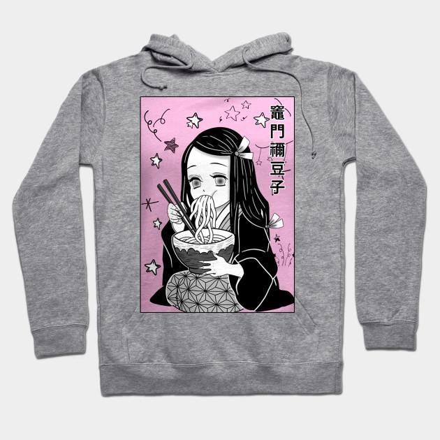 Nezuko Kamado - Demon Slayer - Kimetsu No Yaiba Pullover Hoodie Sweatshirt V66