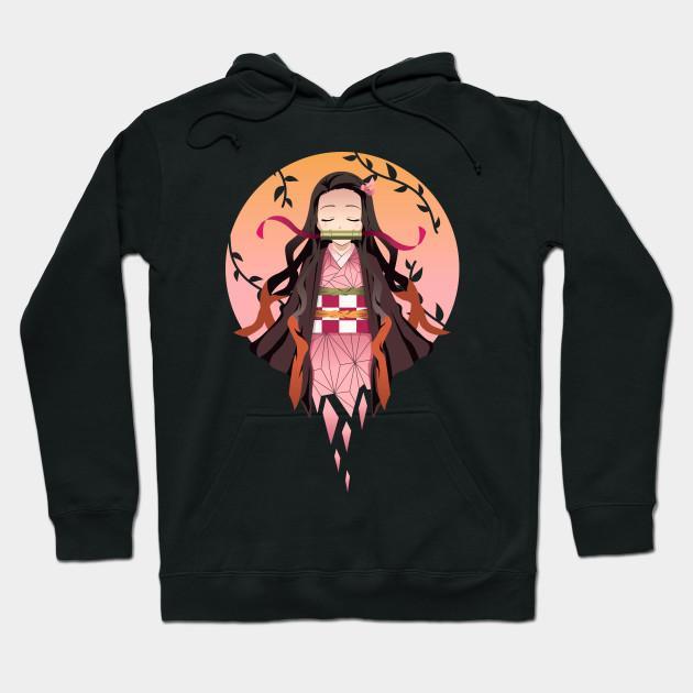 Nezuko Kamado - Demon Slayer - Kimetsu No Yaiba Pullover Hoodie Sweatshirt V67