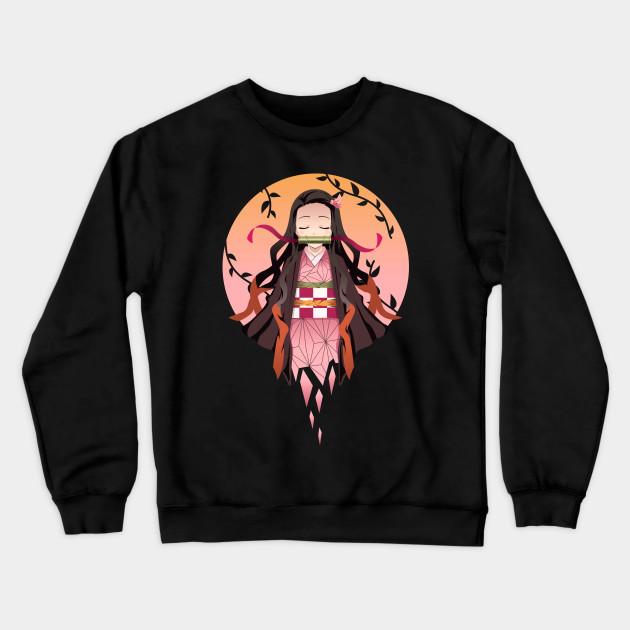Nezuko Kamado - Demon Slayer - Kimetsu No Yaiba Pullover Hoodie Sweatshirt V67 - Image 2