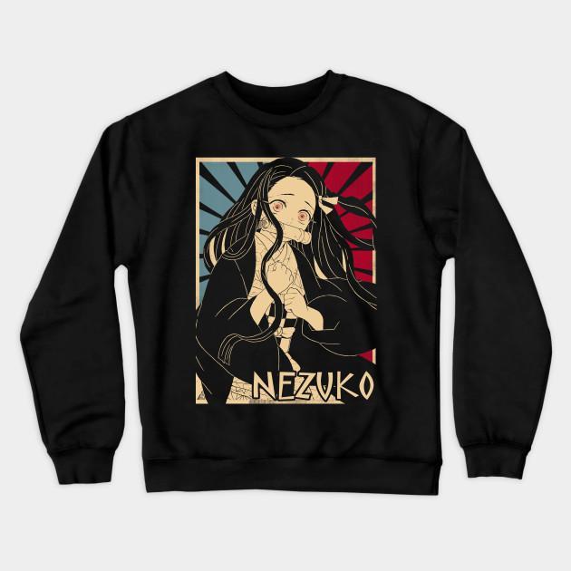 Nezuko Kamado - Demon Slayer - Kimetsu No Yaiba Pullover Hoodie Sweatshirt V68 - Image 2