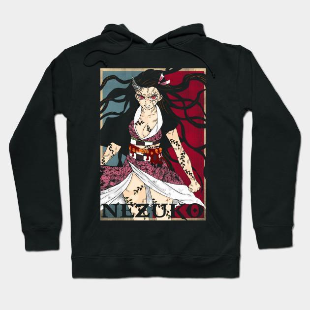 Nezuko Kamado - Demon Slayer - Kimetsu No Yaiba Pullover Hoodie Sweatshirt V69