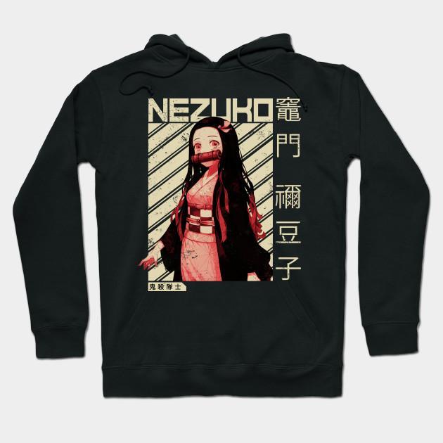 Nezuko Kamado - Demon Slayer - Kimetsu No Yaiba Pullover Hoodie Sweatshirt V8