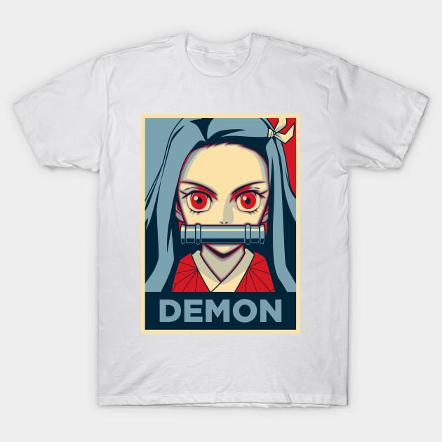 Nezuko Kamado - Demon Slayer - Kimetsu No Yaiba T-Shirt V102