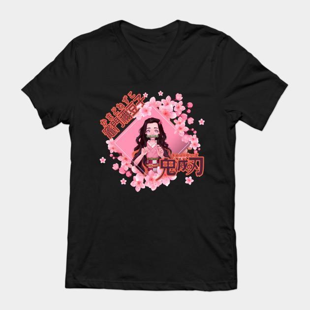 Nezuko Kamado - Demon Slayer - Kimetsu No Yaiba T-Shirt V13 - Image 2