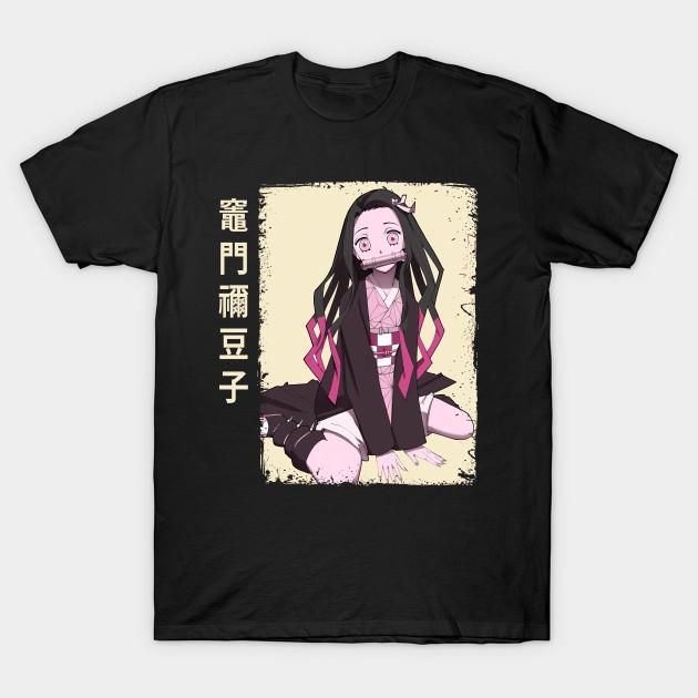 Nezuko Kamado - Demon Slayer - Kimetsu No Yaiba T-Shirt V17