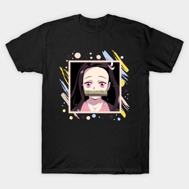 Nezuko Kamado - Demon Slayer - Kimetsu No Yaiba T-Shirt V23