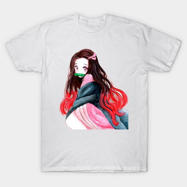 Nezuko Kamado - Demon Slayer - Kimetsu No Yaiba T-Shirt V25