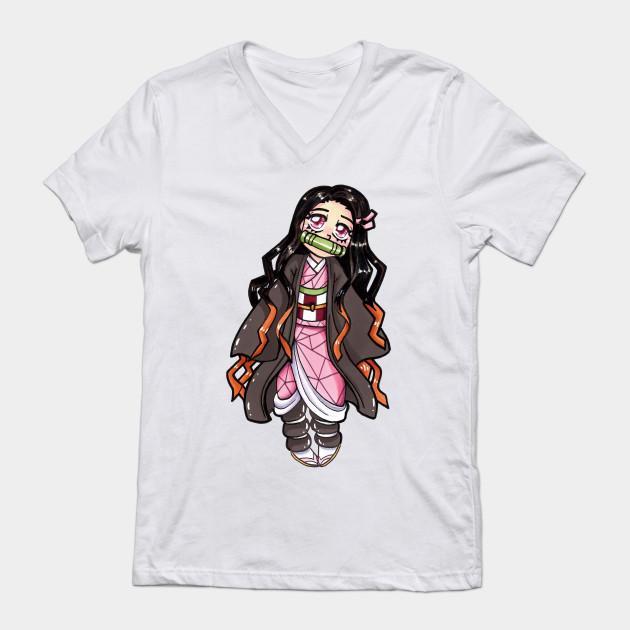 Nezuko Kamado - Demon Slayer - Kimetsu No Yaiba T-Shirt V30 - Image 2