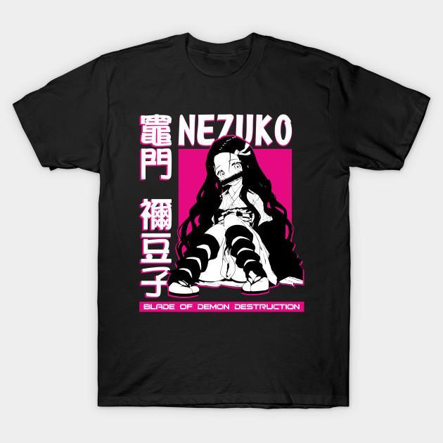 Nezuko Kamado - Demon Slayer - Kimetsu No Yaiba T-Shirt V45