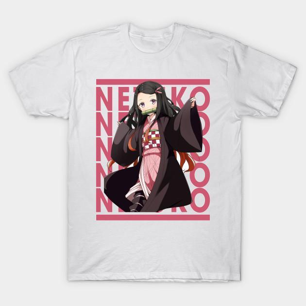 Nezuko Kamado - Demon Slayer - Kimetsu No Yaiba T-Shirt V48
