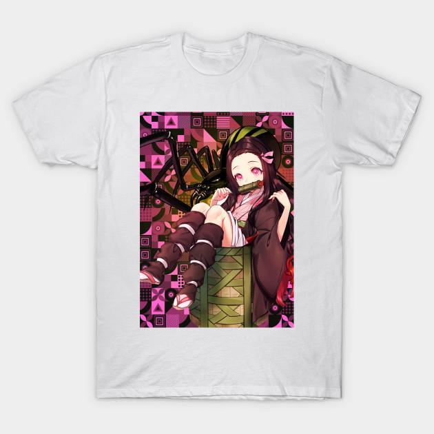 Nezuko Kamado - Demon Slayer - Kimetsu No Yaiba T-Shirt V59