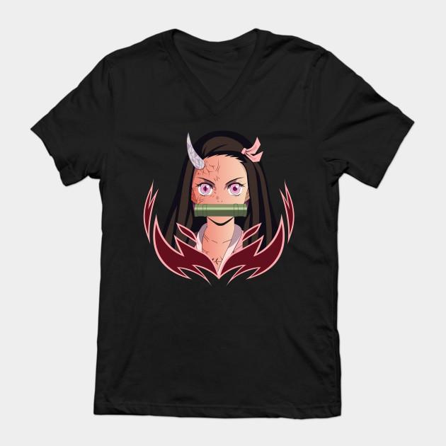 Nezuko Kamado - Demon Slayer - Kimetsu No Yaiba T-Shirt V6 - Image 2