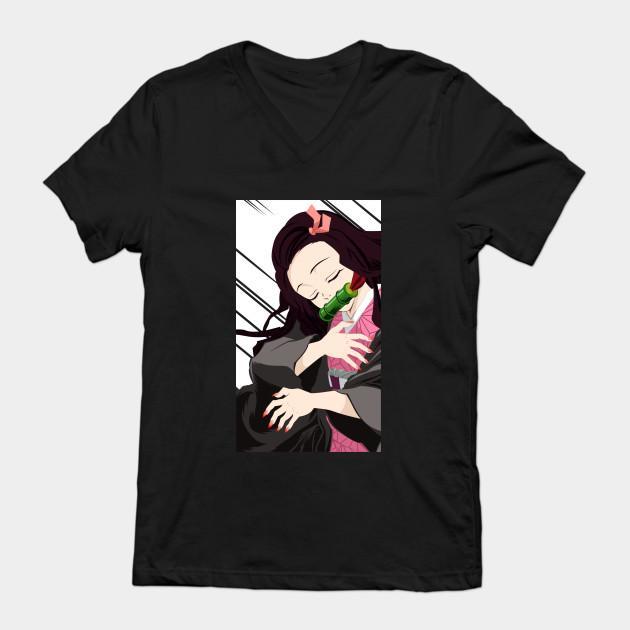 Nezuko Kamado - Demon Slayer - Kimetsu No Yaiba T-Shirt V61 - Image 2