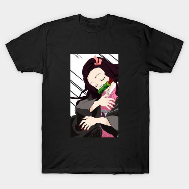 Nezuko Kamado - Demon Slayer - Kimetsu No Yaiba T-Shirt V61