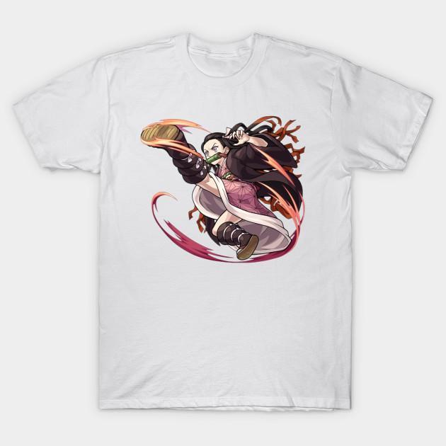 Nezuko Kamado - Demon Slayer - Kimetsu No Yaiba T-Shirt V62
