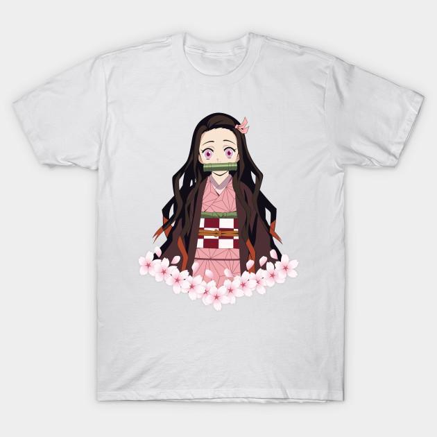 Nezuko Kamado - Demon Slayer - Kimetsu No Yaiba T-Shirt V7
