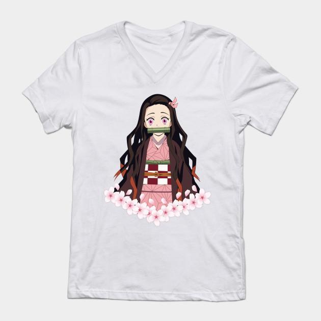 Nezuko Kamado - Demon Slayer - Kimetsu No Yaiba T-Shirt V7 - Image 2